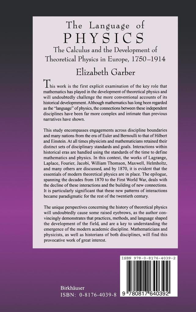 Weitere Ansicht: The Language of Physics | Elizabeth Garber