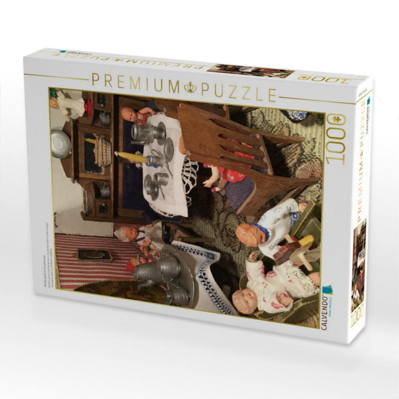 Weitere Ansicht: CALVENDO Puzzle Kinderspiel im Esszimmer | 1000 Teile Lege-Größe 64x48cm Foto-Puzzle für glückliche Stunden | Calvendo