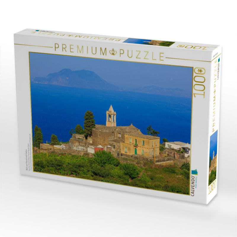 Weitere Ansicht: CALVENDO Puzzle Blick von Filicudi nach Salina | 1000 Teile Lege-Größe 64x48cm Foto-Puzzle für glückliche Stunden | Calvendo