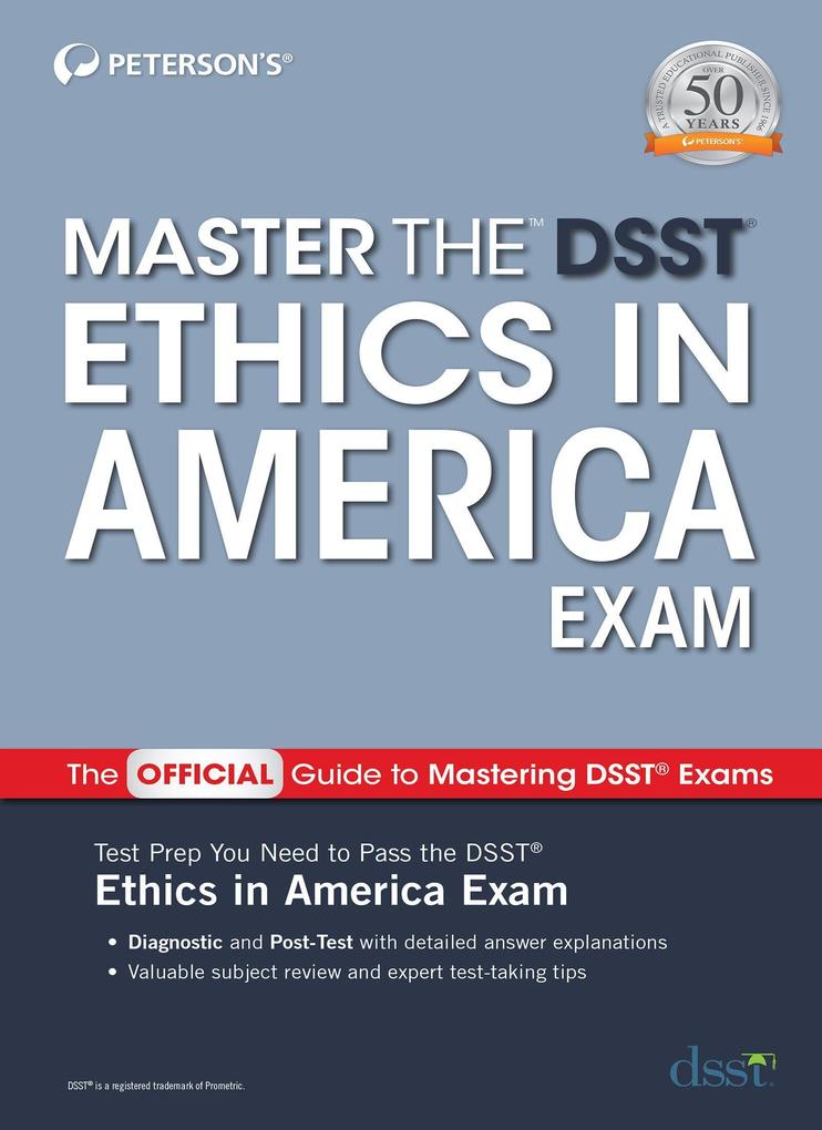 Master the Dsst Ethics in America Exam als Taschenbuch
