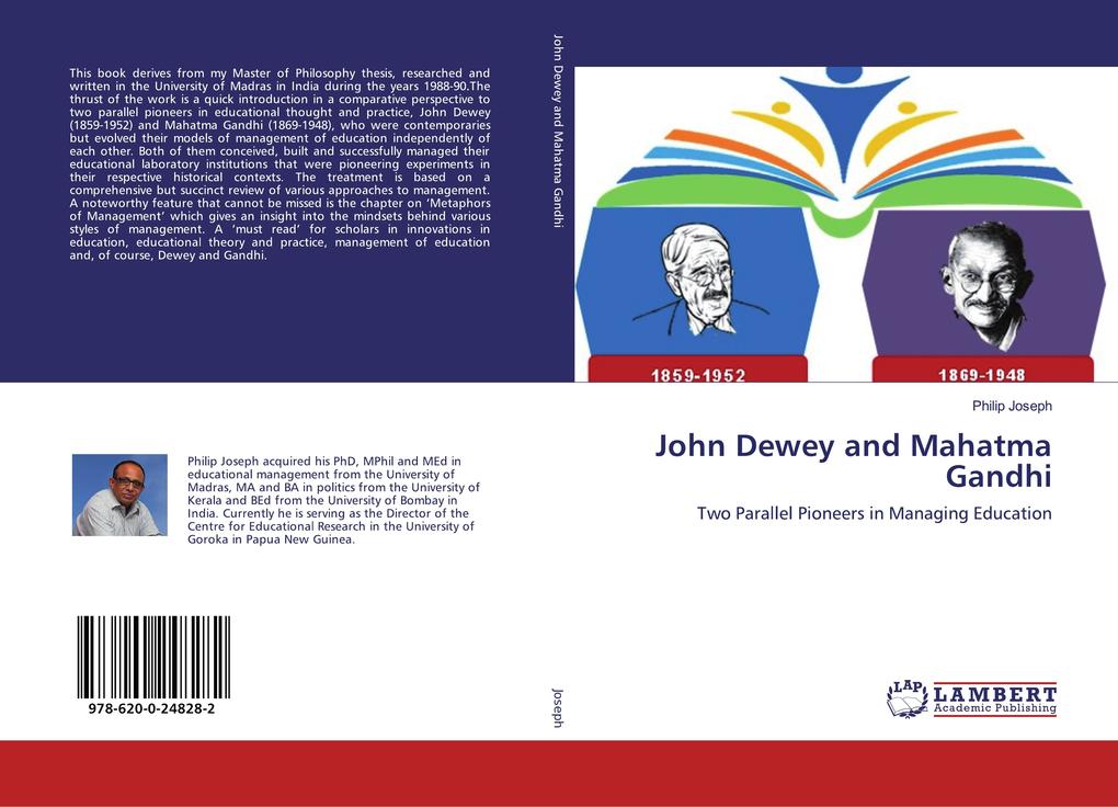 John Dewey and Mahatma Gandhi als Buch (kartoniert)