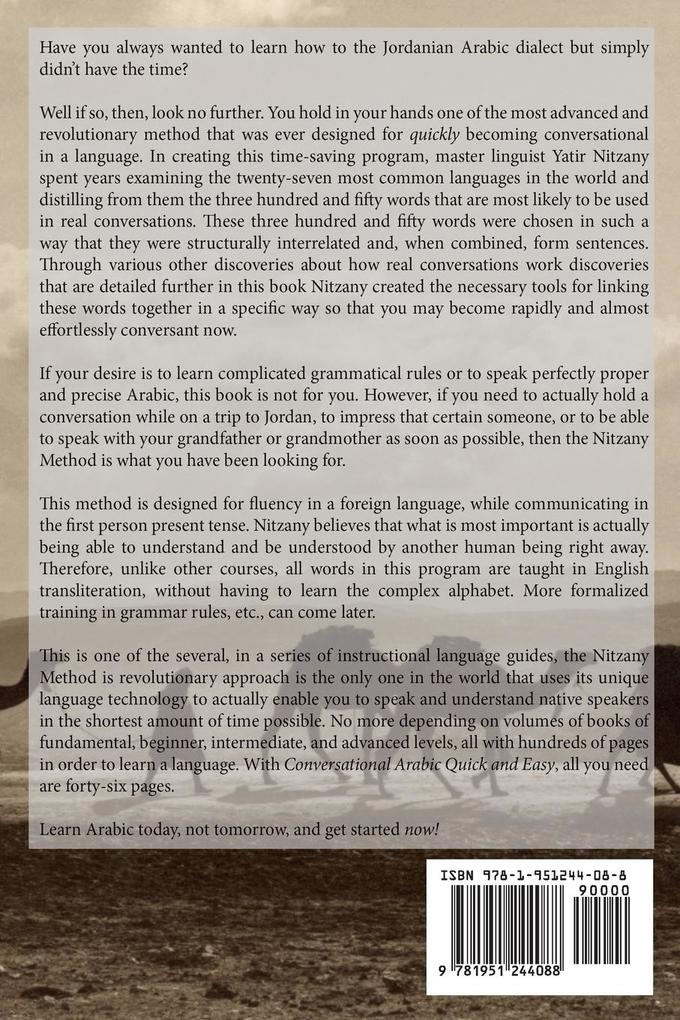 Weitere Ansicht: Conversational Arabic Quick and Easy - Jordanian Dialect | Yatir Nitzany