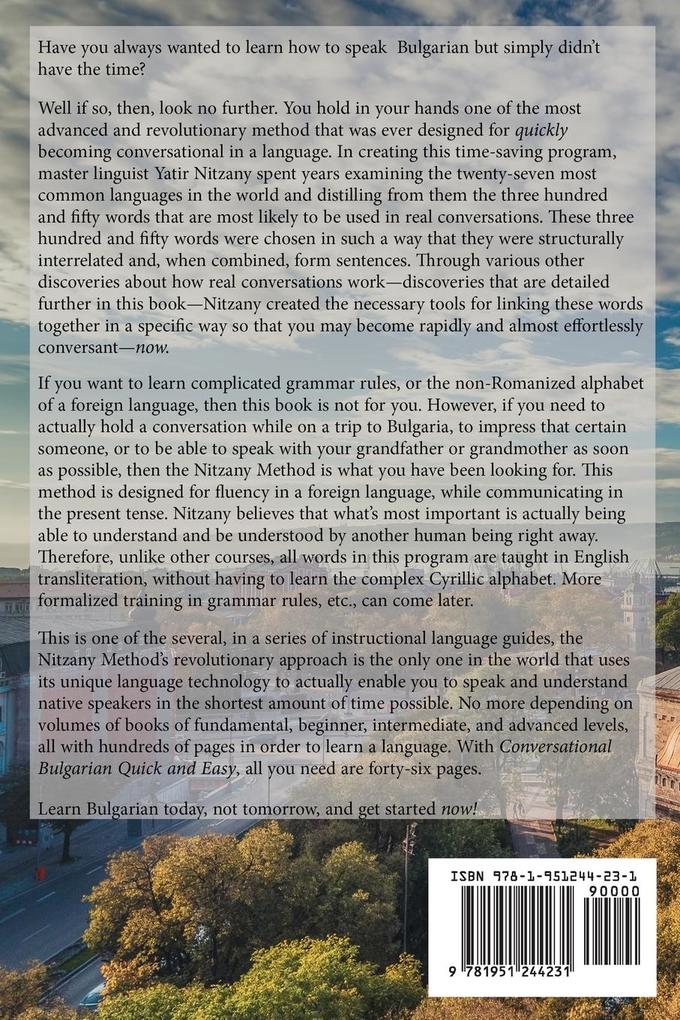 Weitere Ansicht: Conversational Bulgarian Quick and Easy | Yatir Nitzany