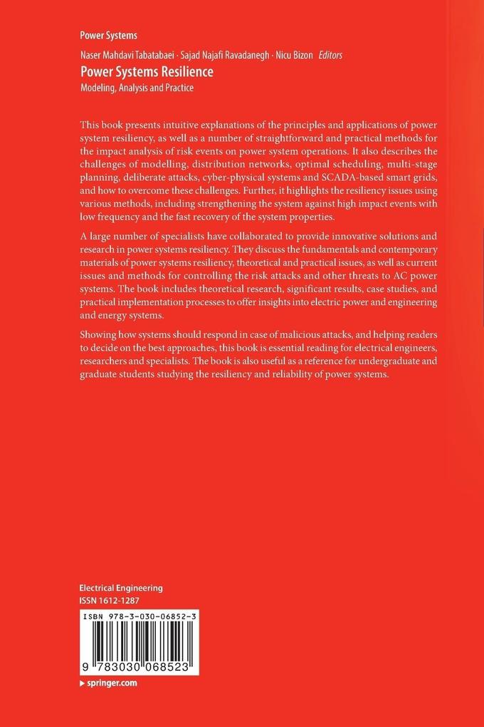 Weitere Ansicht: Power Systems Resilience