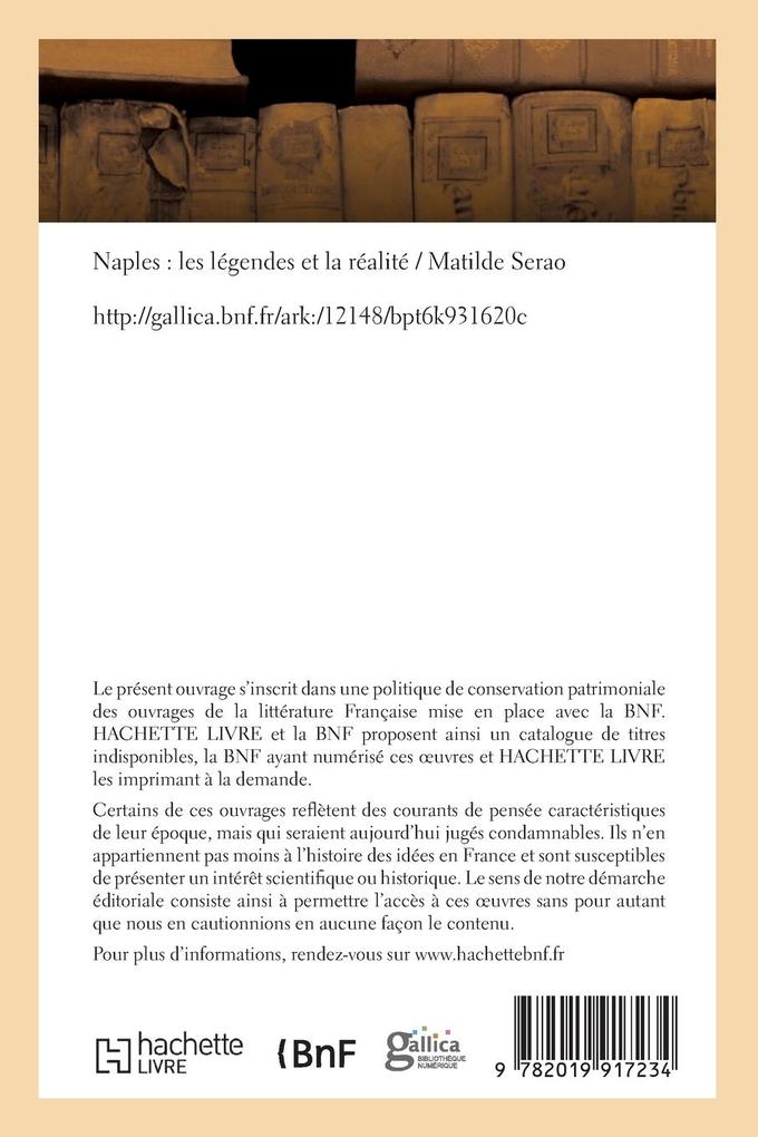 Weitere Ansicht: Naples, les légendes et la réalité | Matilde Serao