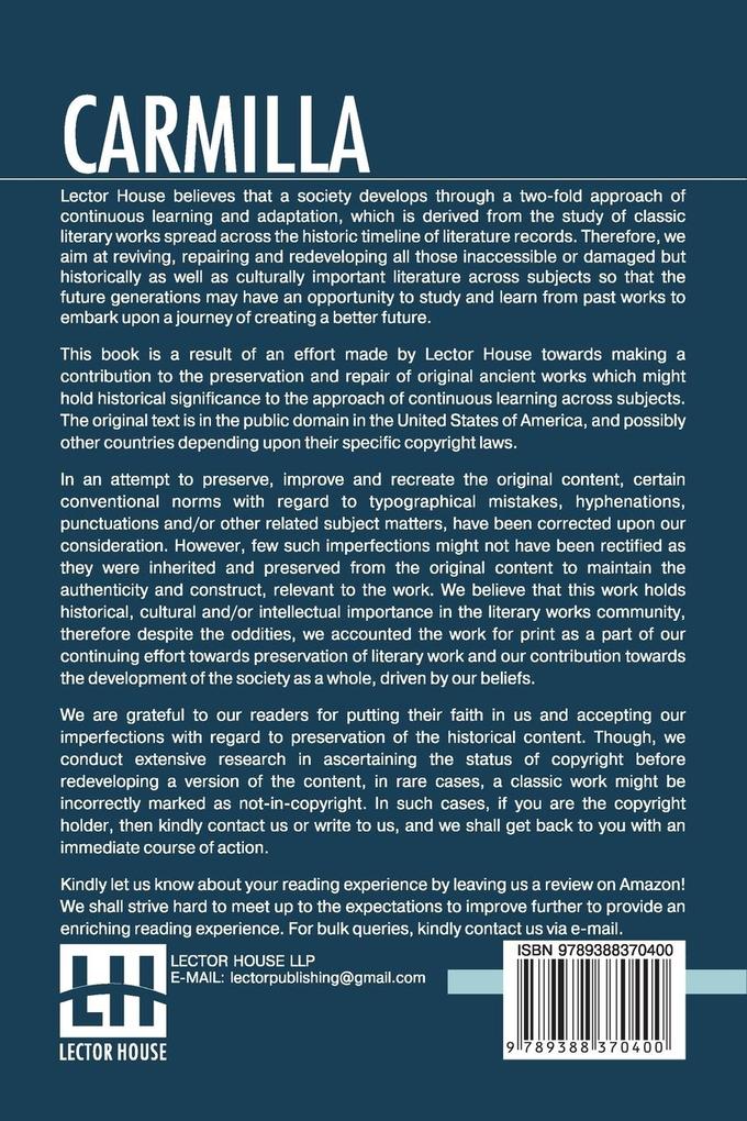 Weitere Ansicht: Carmilla | Joseph Sheridan Le Fanu