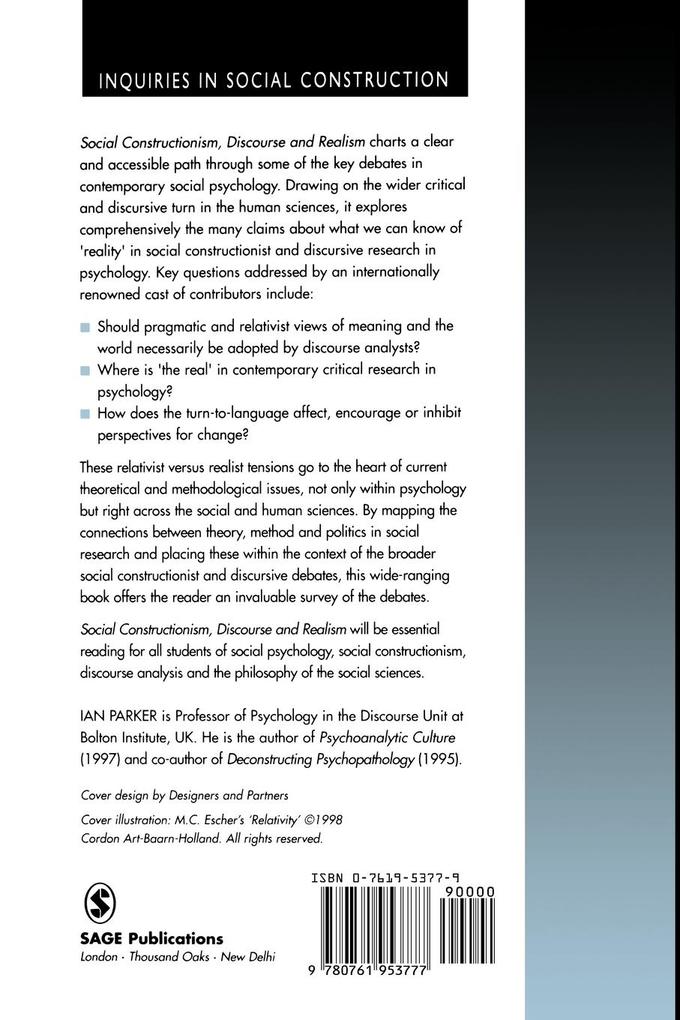 Weitere Ansicht: Social Constructionism, Discourse and Realism