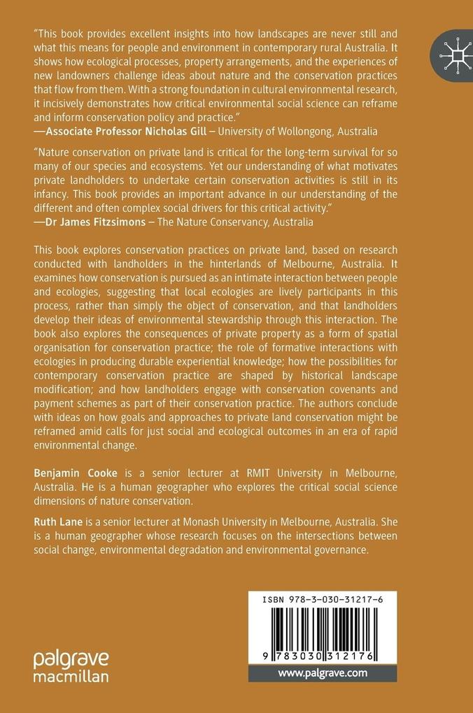 Weitere Ansicht: Making Ecologies on Private Land | Benjamin Cooke, Ruth Lane