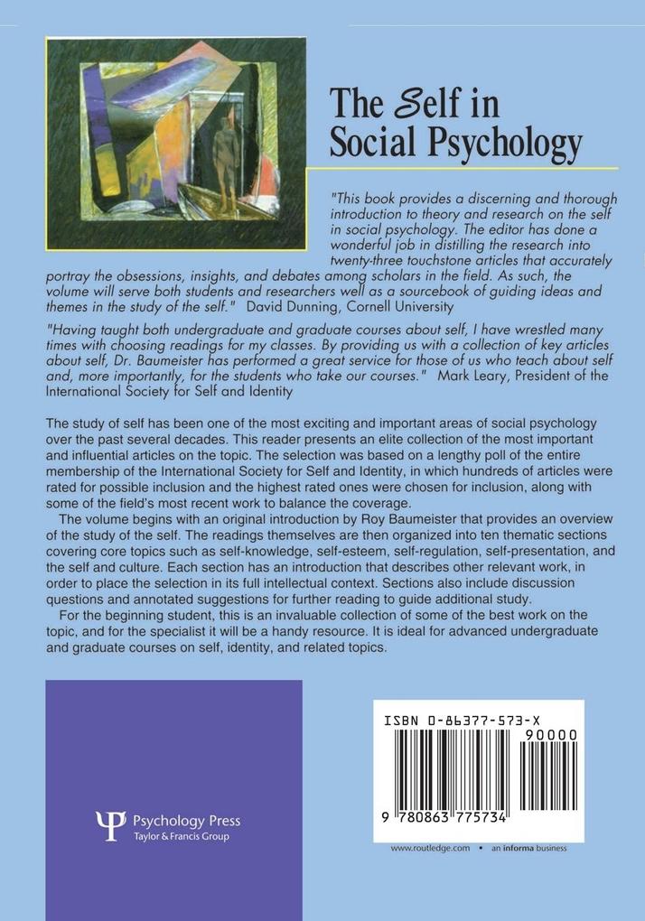 Weitere Ansicht: Self in Social Psychology