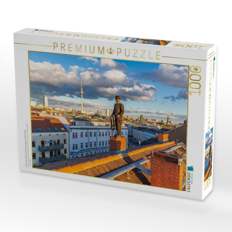 Weitere Ansicht: CALVENDO Puzzle Schornsteinfeger bei Sonnenaufgang in Berlin Mitte | 1000 Teile Lege-Größe 64x48cm Foto-Puzzle für glückliche Stunden | Calvendo