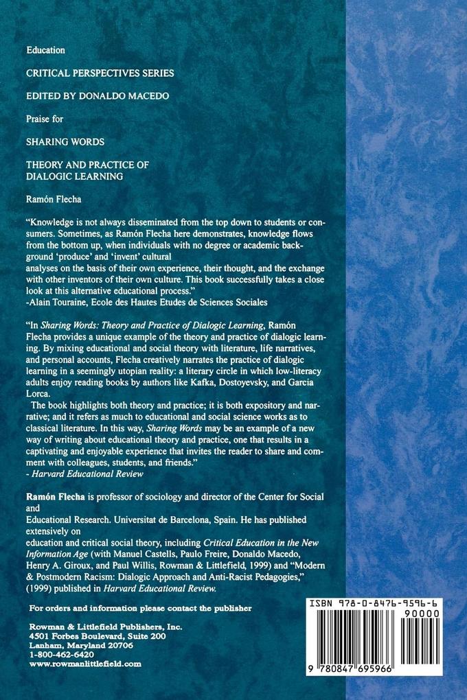 Weitere Ansicht: Sharing Words | Ramón Flecha
