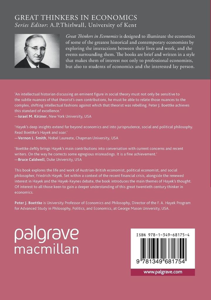 Weitere Ansicht: F. A. Hayek | Peter J. Boettke