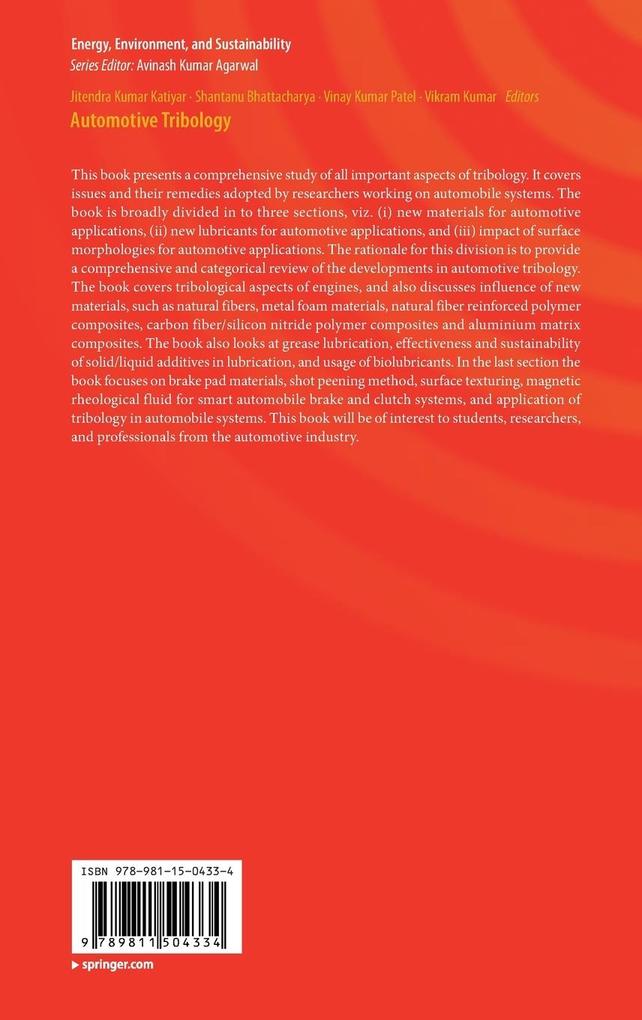 Weitere Ansicht: Automotive Tribology