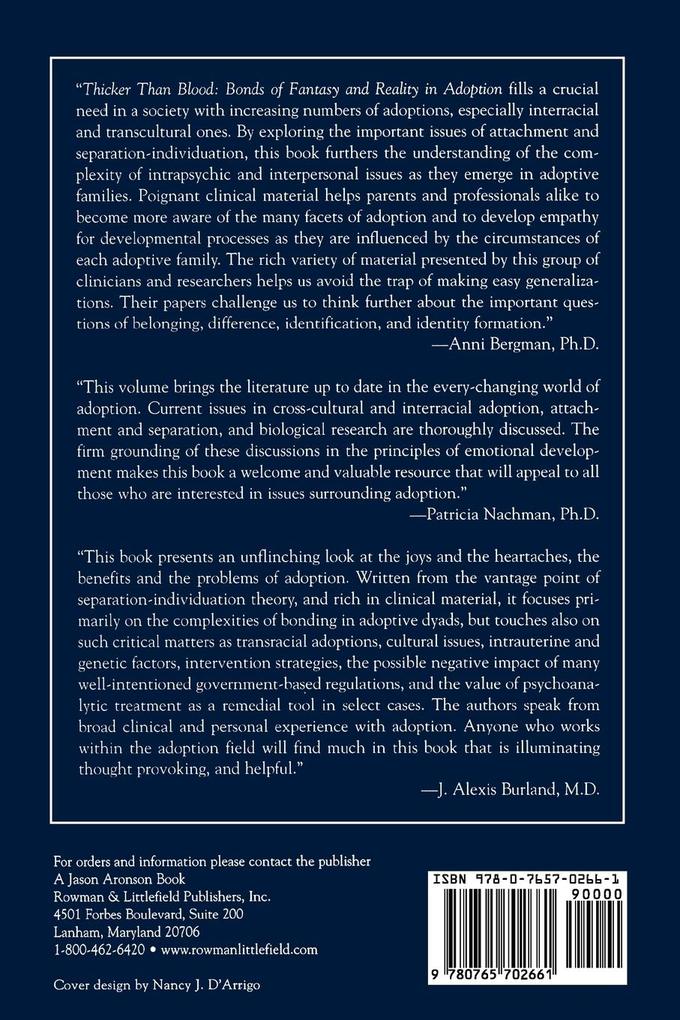 Weitere Ansicht: Thicker Than Blood | Salman Akhtar, Selma Kramer