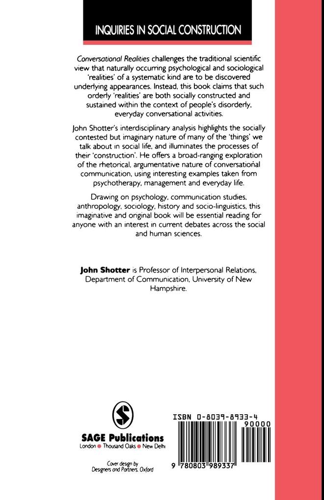 Weitere Ansicht: Conversational Realities | John Shotter