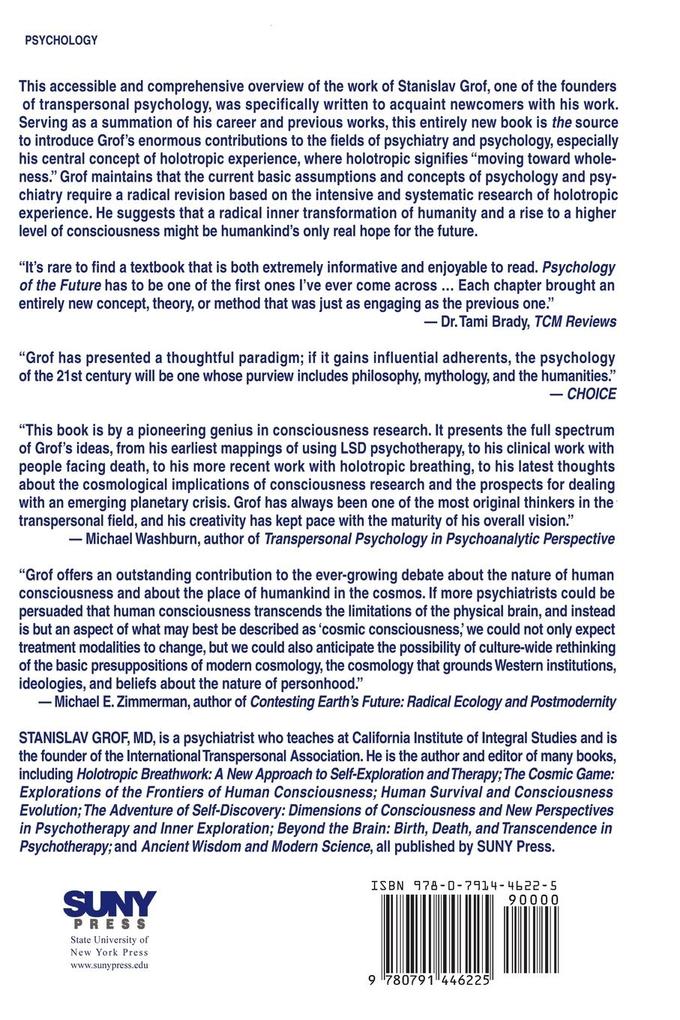 Weitere Ansicht: Psychology of the Future | Stanislav Grof