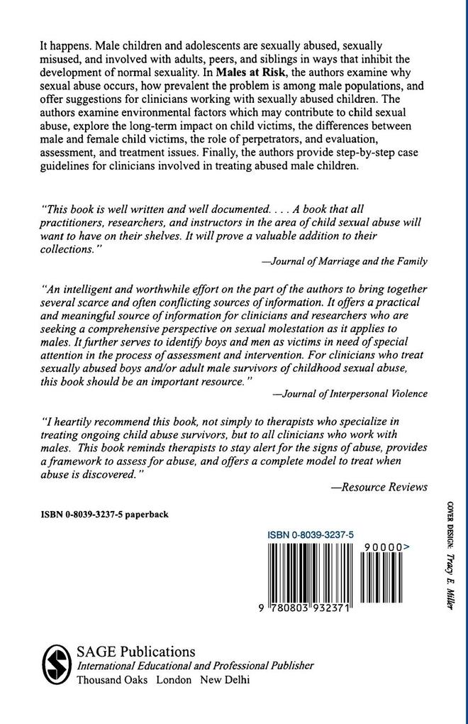 Weitere Ansicht: Males at Risk | Frank G. Jr. Bolton, Larry A. Morris, Ann E. Maceachron