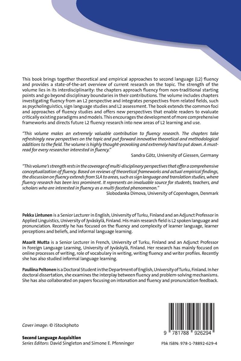 Weitere Ansicht: Fluency in L2 Learning and Use