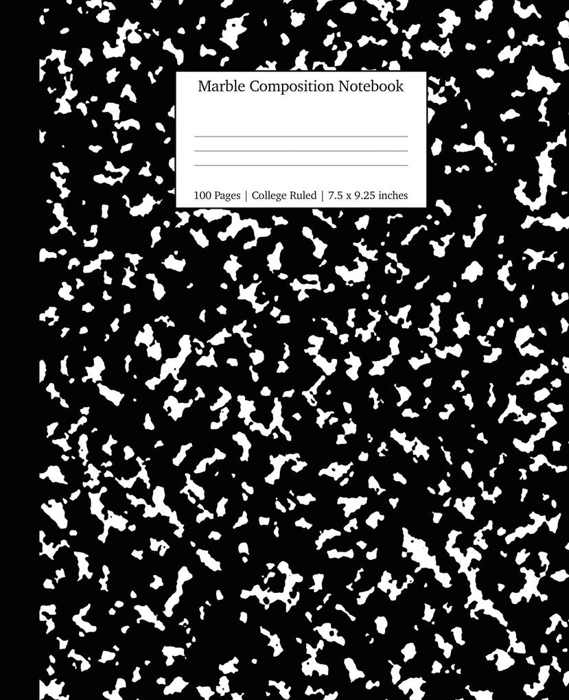 Produktbild: Marble Composition Notebook College Ruled | Young Dreamers Press