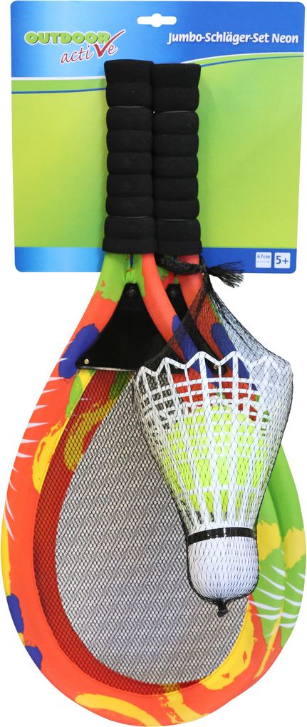 Produktbild: Outdoor active Jumbo-Schläger Set mit Bälle, Länge 67 cm