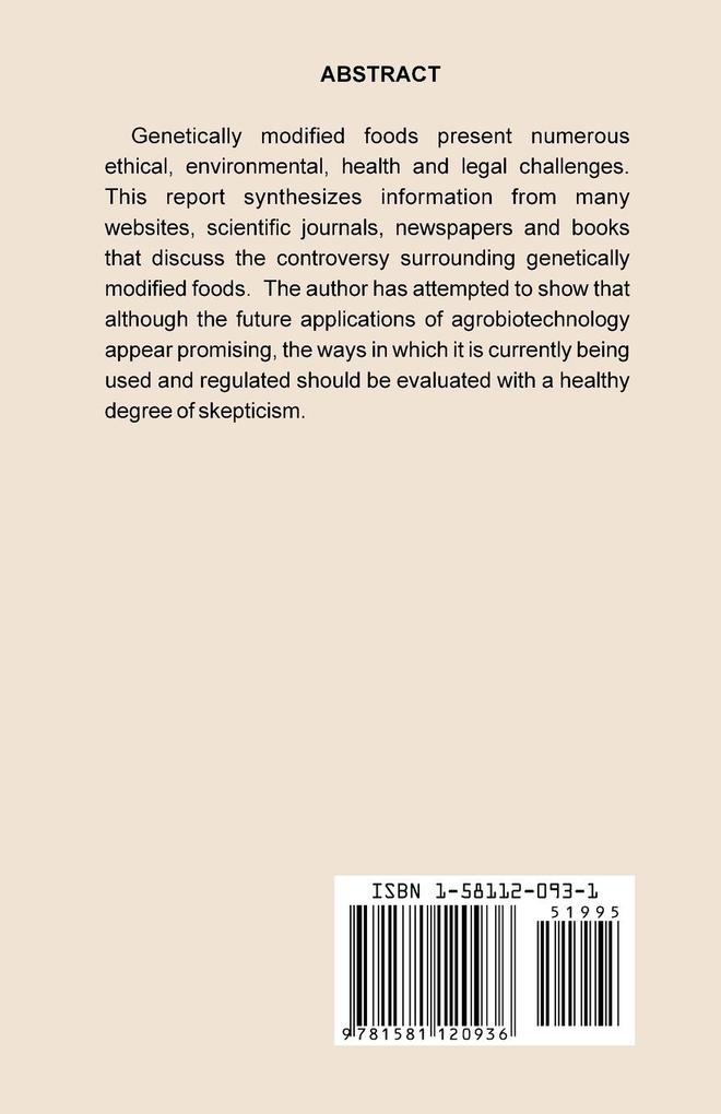 Weitere Ansicht: Public Health and Agricultural Biotechnology | Mitchell Berger