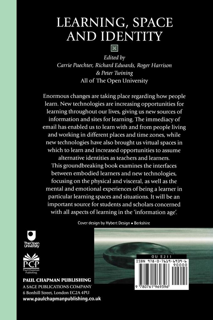 Weitere Ansicht: Learning, Space and Identity