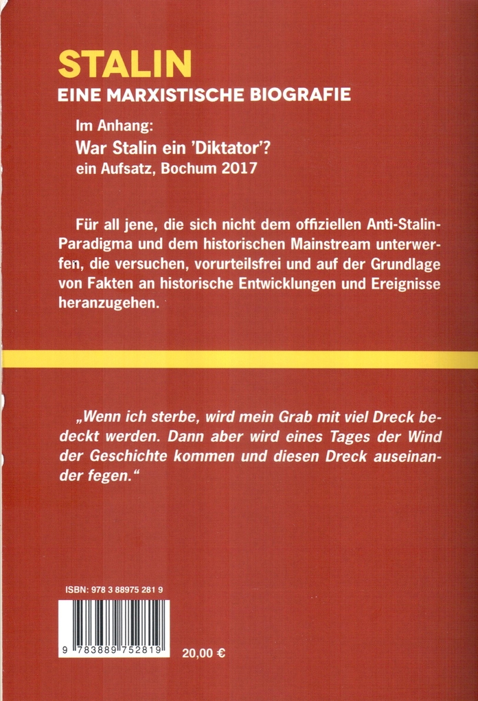 Weitere Ansicht: Stalin | Gerhard Schnehen