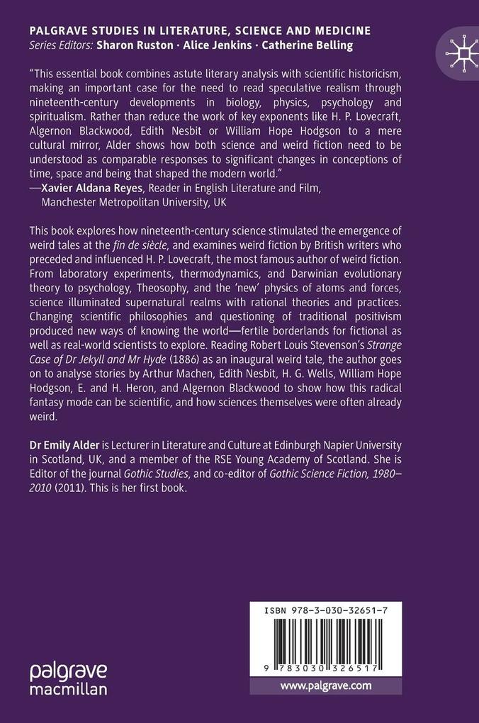 Weitere Ansicht: Weird Fiction and Science at the Fin de Siècle | Emily Alder