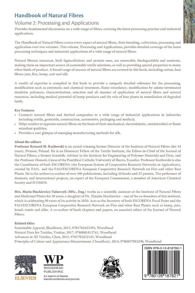 Weitere Ansicht: Handbook of Natural Fibres
