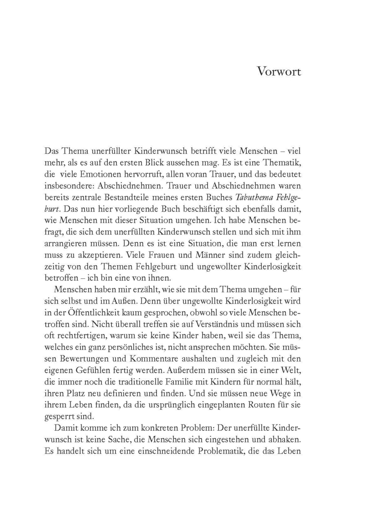 Weitere Ansicht: Ungewollt kinderlos - und jetzt? | Miriam Funk