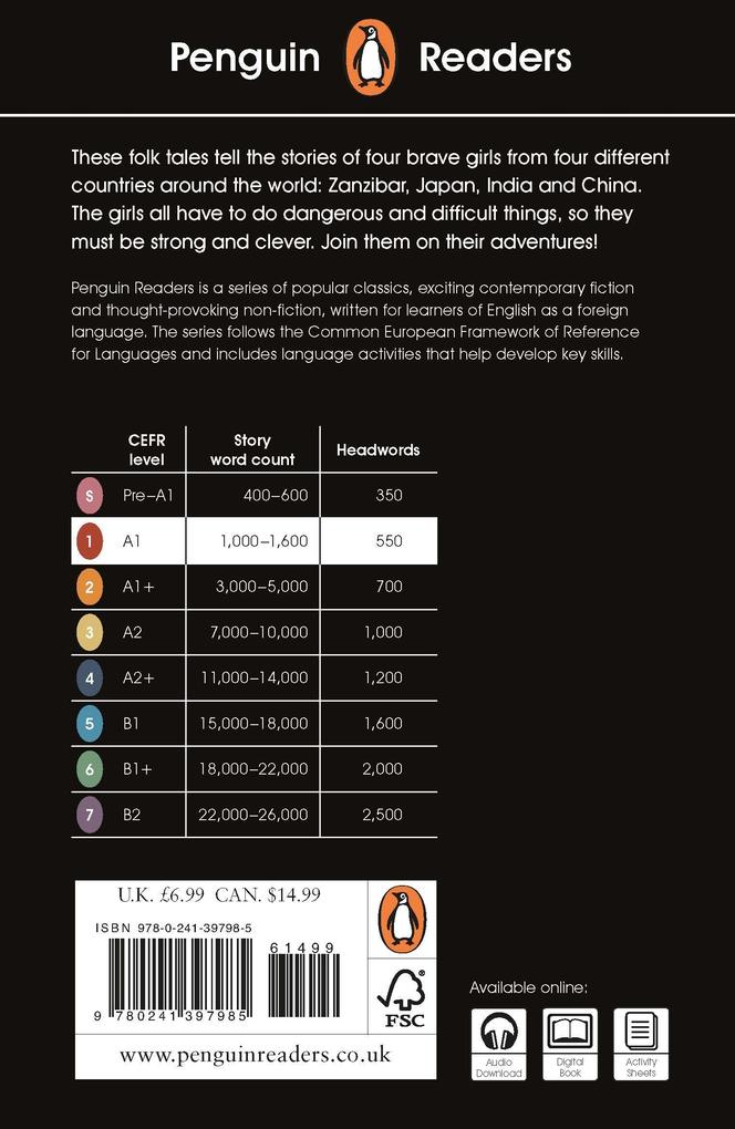 Weitere Ansicht: Penguin Readers Level 1: Tales of Adventurous Girls (ELT Graded Reader)