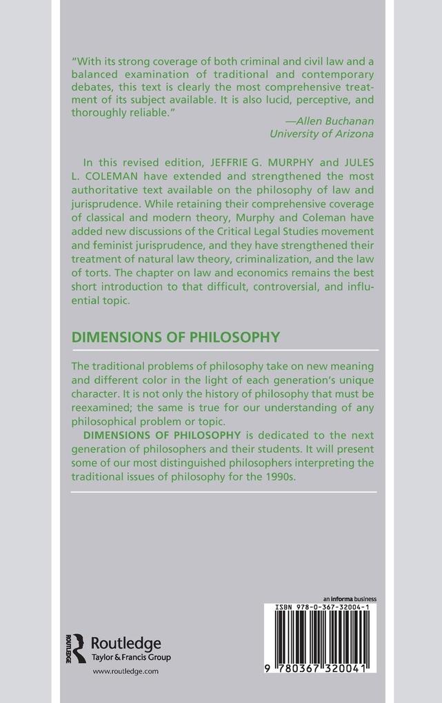 Weitere Ansicht: Philosophy Of Law | Jeffrie G. Murphy