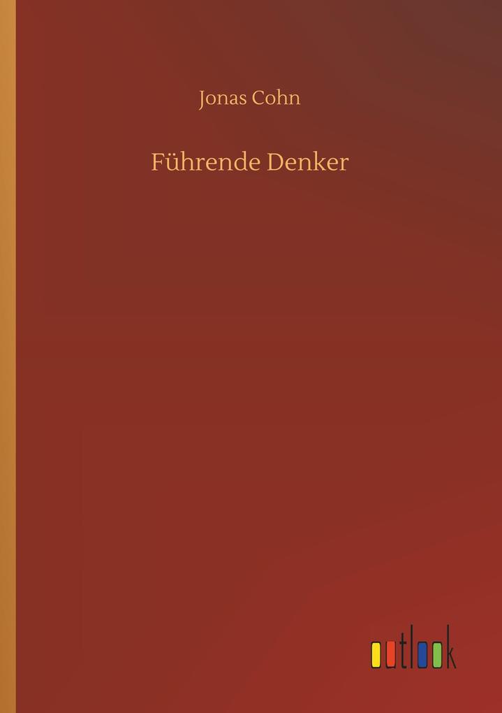 Produktbild: Führende Denker | Jonas Cohn