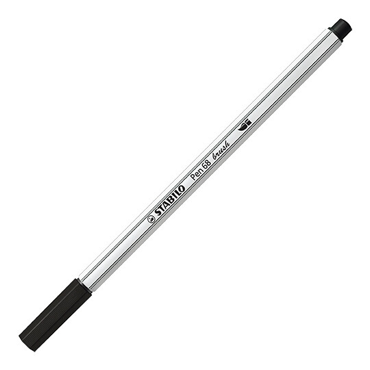 Premium-Filzstift mit Pinselspitze für variable Strichstärken - STABILO Pen 68 brush - Einzelstift - als Sonstiger Artikel