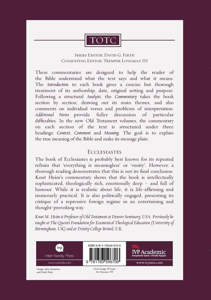 Weitere Ansicht: Ecclesiastes | Knut Martin Heim