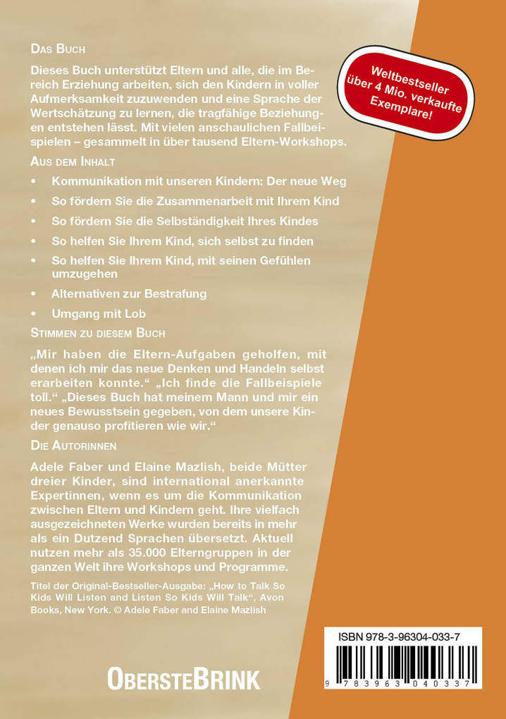 Weitere Ansicht: So sag ich's meinem Kind | Adele Faber, Elaine Mazlish, A. Faber