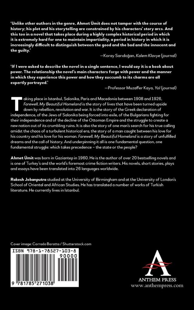 Weitere Ansicht: Farewell, My Beautiful Homeland | Ahmet Ümit