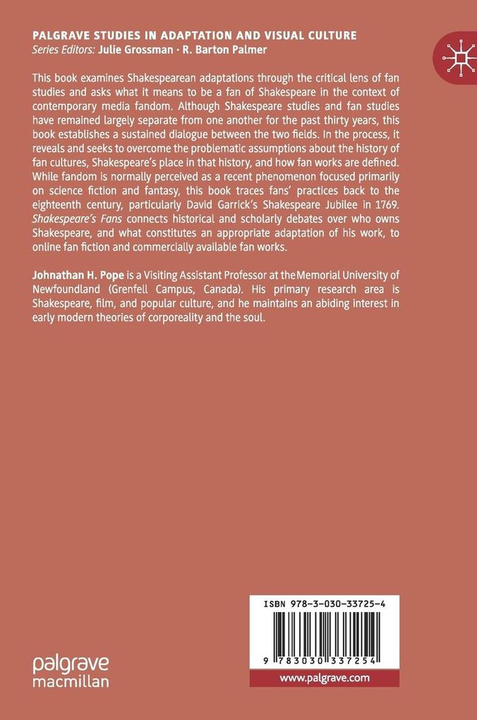 Weitere Ansicht: Shakespeare's Fans | Johnathan H. Pope