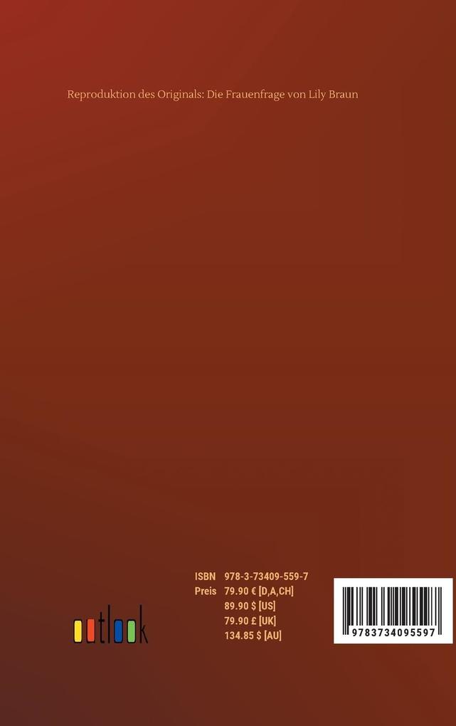 Weitere Ansicht: Die Frauenfrage | Lily Braun