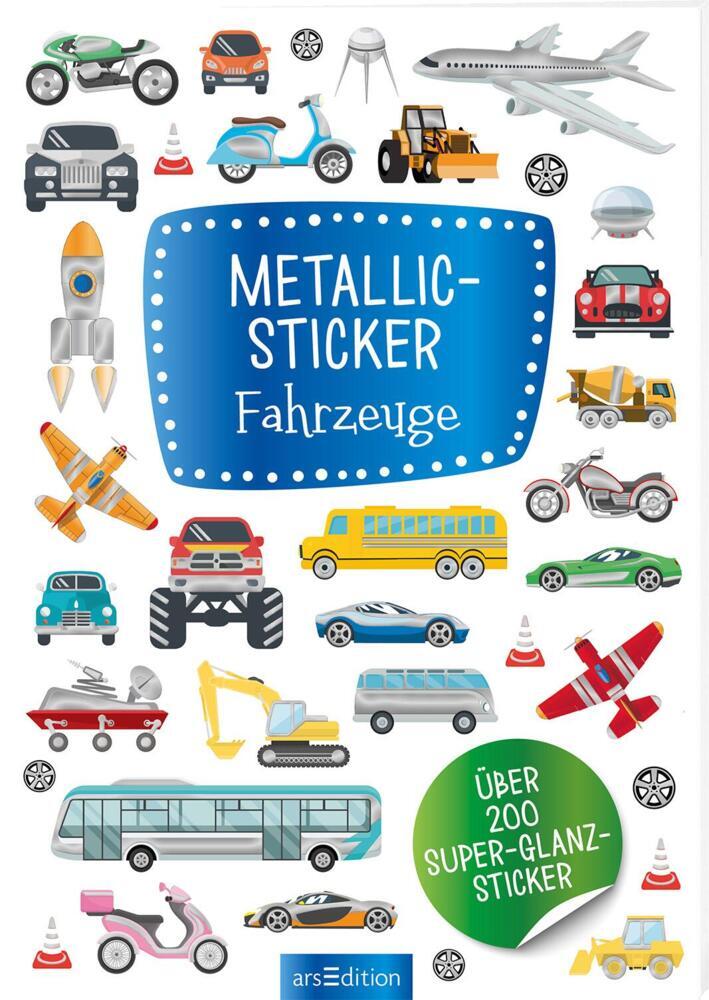 Produktbild: Metallic-Sticker - Fahrzeuge