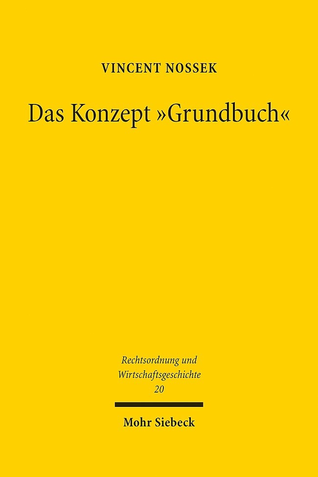 Produktbild: Das Konzept "Grundbuch" | Vincent Nossek