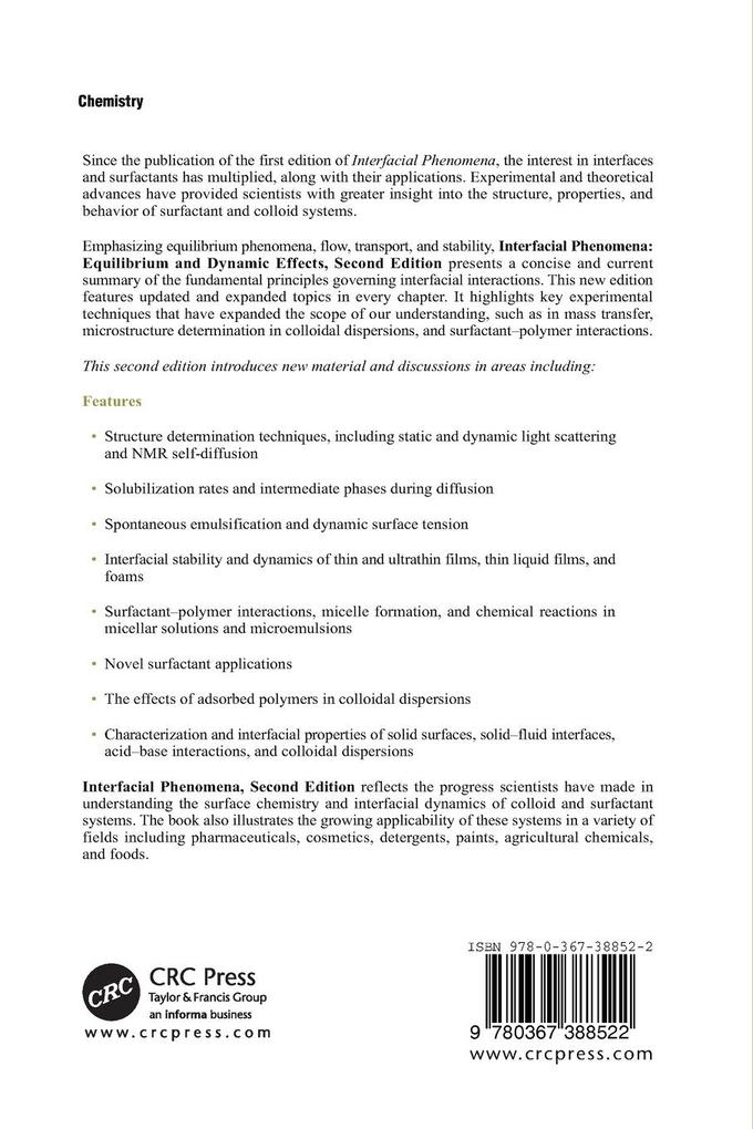 Weitere Ansicht: Interfacial Phenomena