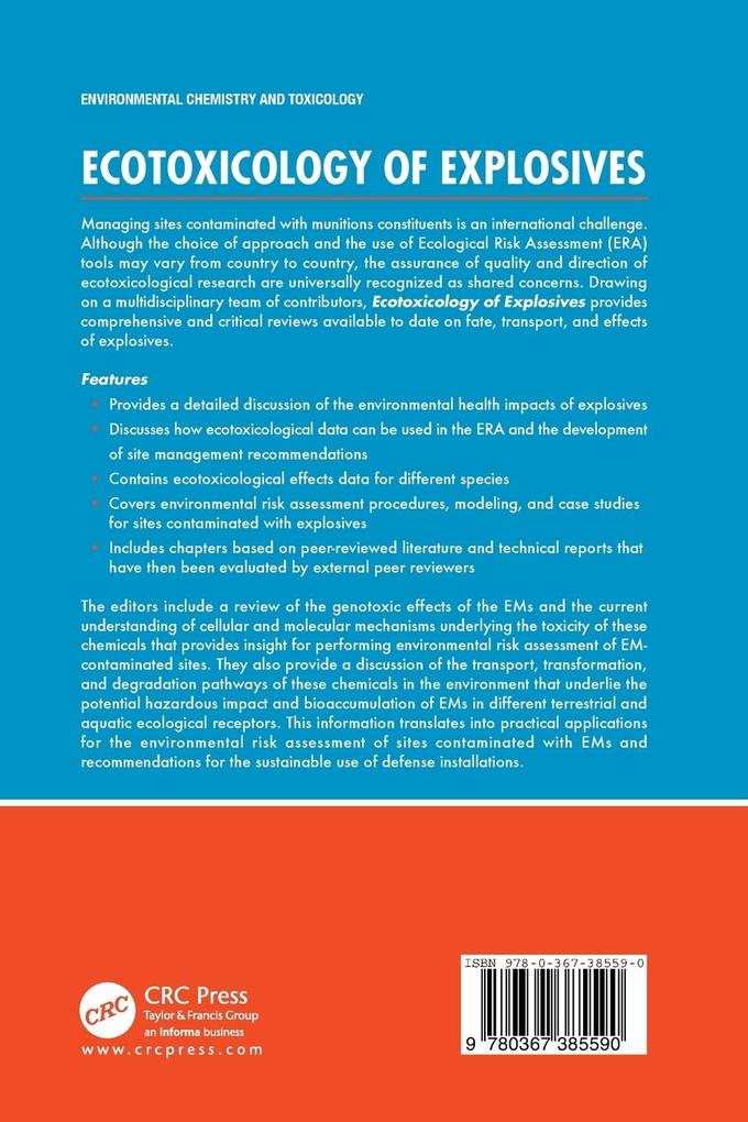 Weitere Ansicht: Ecotoxicology of Explosives