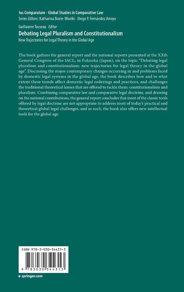 Weitere Ansicht: Debating Legal Pluralism and Constitutionalism