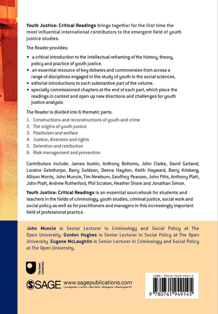 Weitere Ansicht: Youth Justice