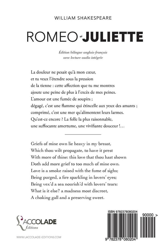 Weitere Ansicht: Roméo et Juliette | William Shakespeare