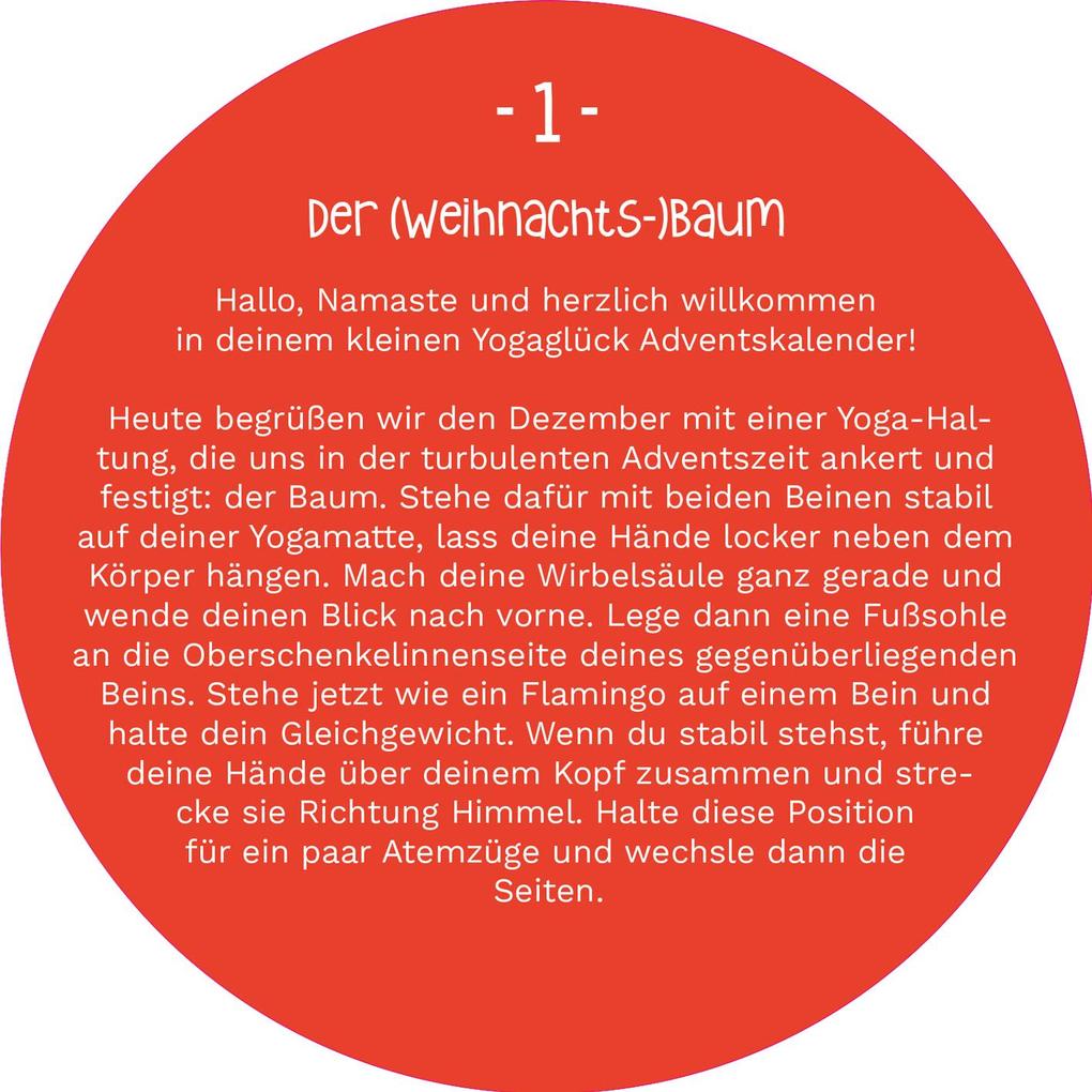 Weitere Ansicht: Adventskalender in der Dose. 24 Tage Yogaglück