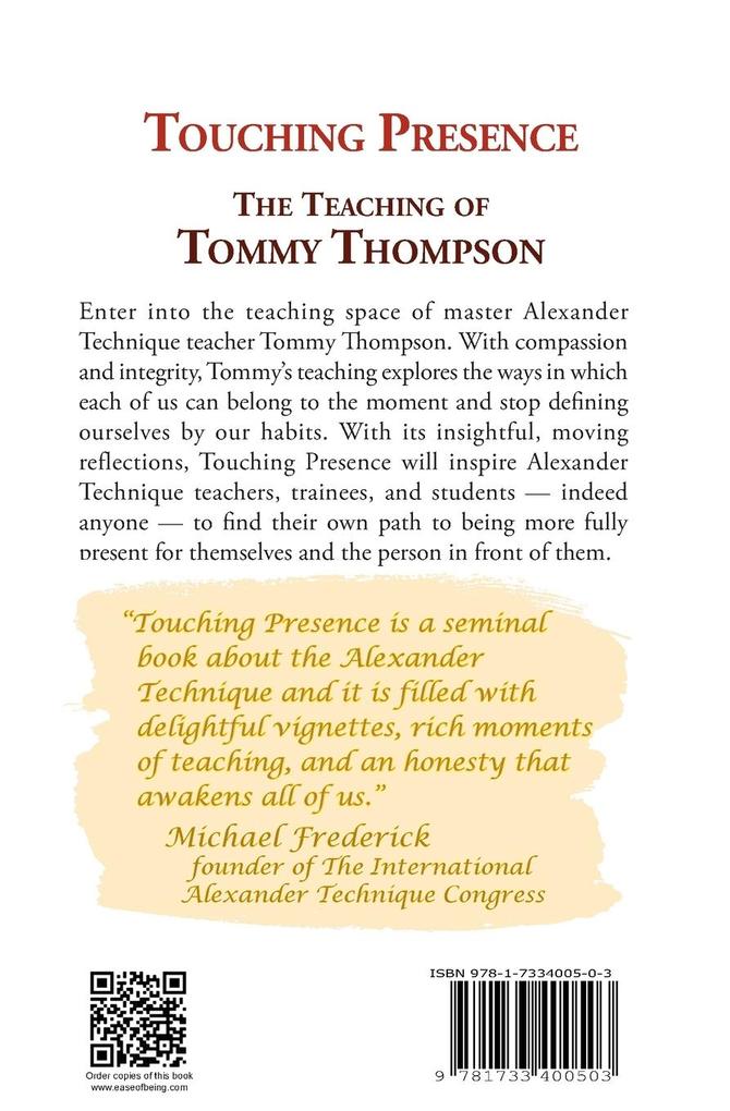 Weitere Ansicht: Touching Presence | Tommy Thompson