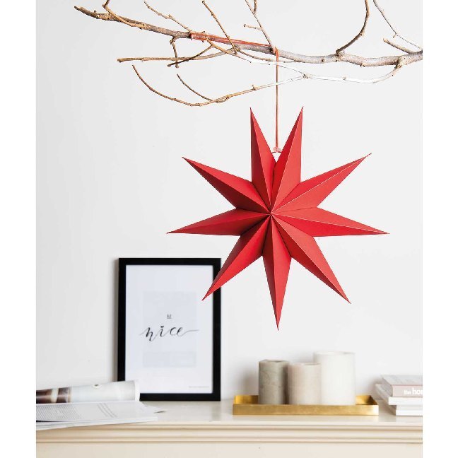Weitere Ansicht: Papierstern, Rot, FSC Mix