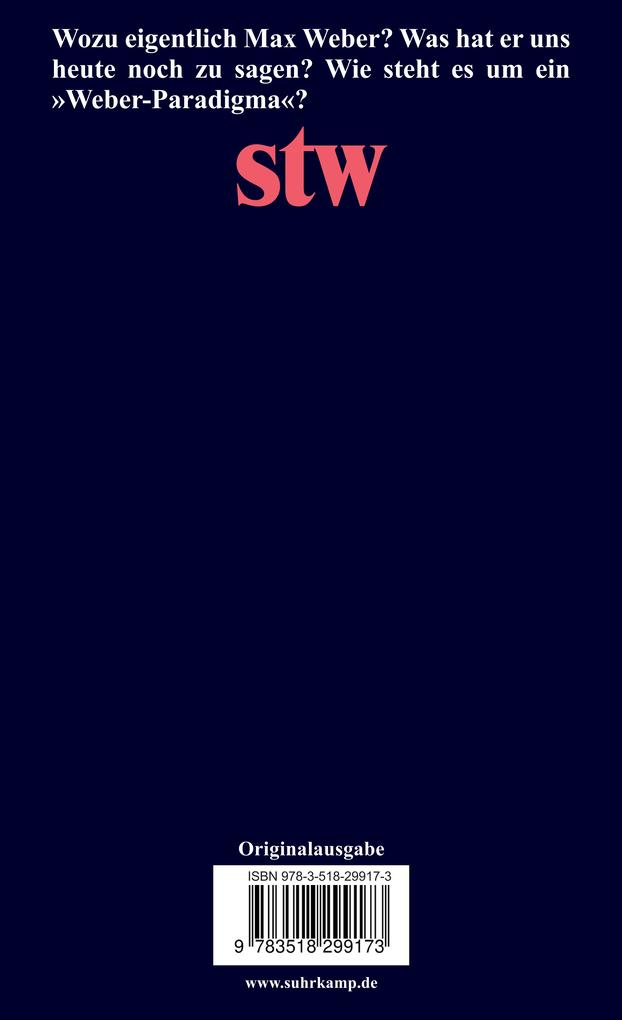 Weitere Ansicht: Max Weber | Hans-Peter Müller